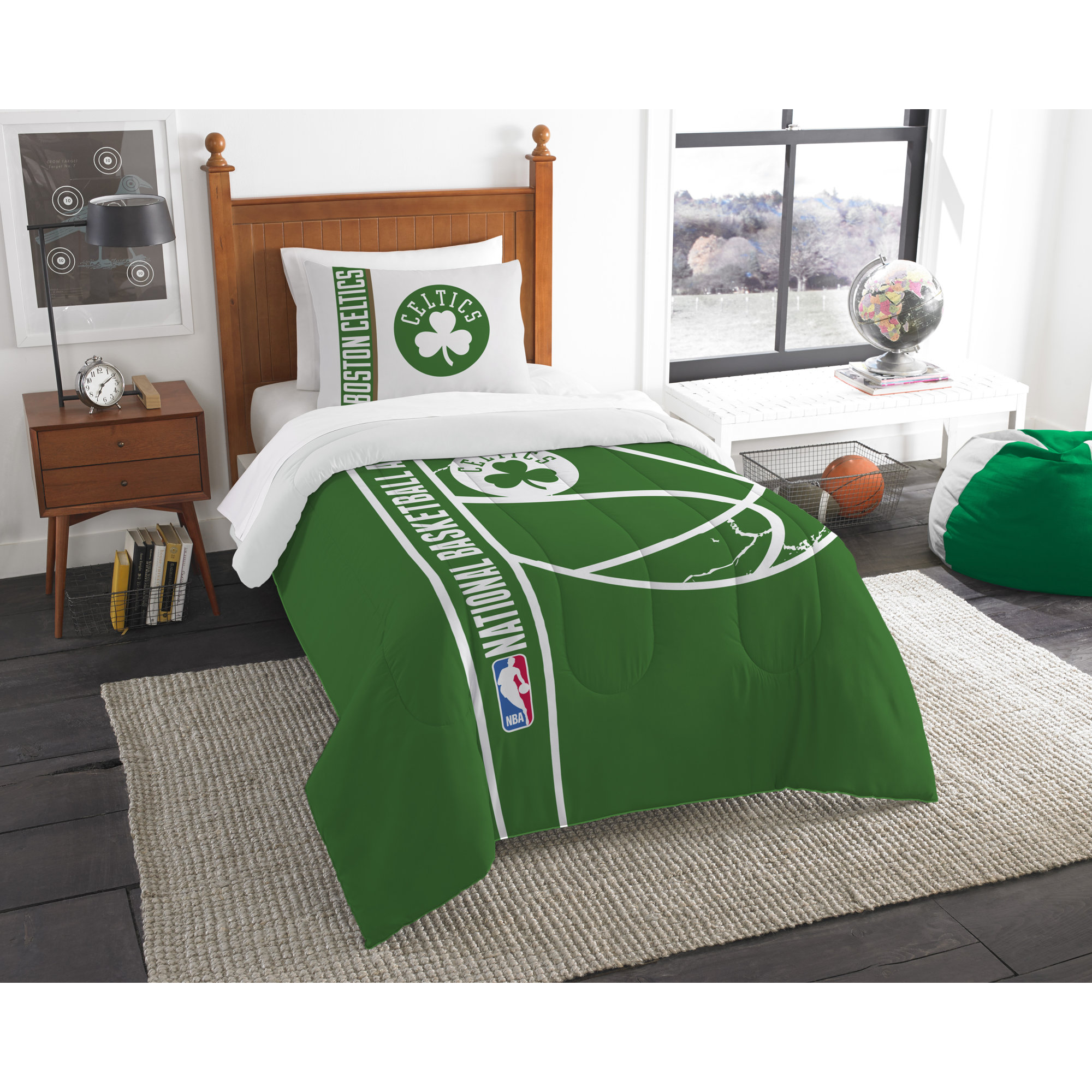 Northwest Co. NBA Celtics Basketball Comforter Set Wayfair